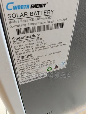 15kwh Cworth Lithium Ion Battery