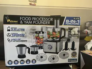 Paloma Food Processor &Yam Pounder (8in1)
