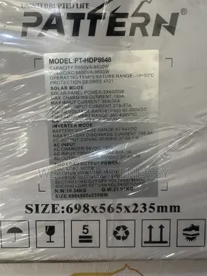 8.6KVA 48V Pattern Hybrid Solar Inverter