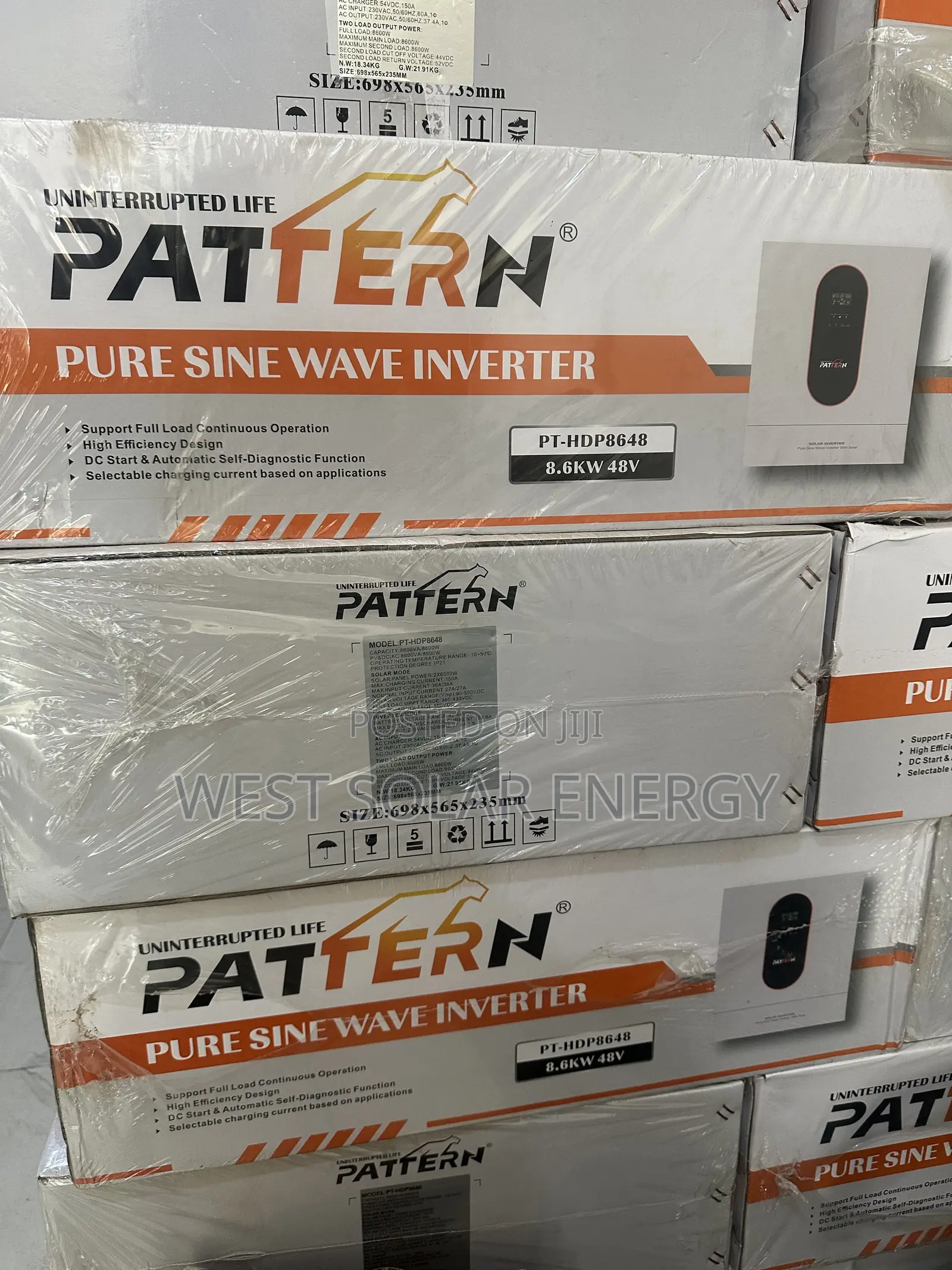 8.6KVA 48V Pattern Hybrid Solar Inverter