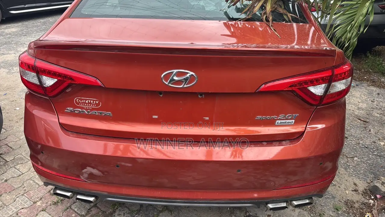 Hyundai Sonata 2015 Orange