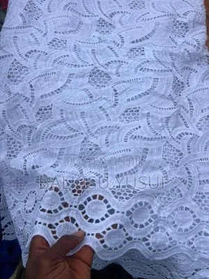 White Cord Lace and Sample Coil Laces.