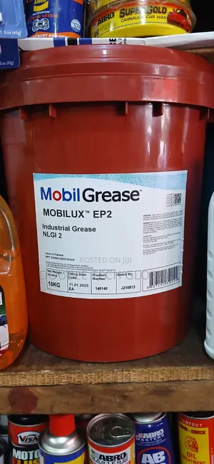 Original Mobil Grease Mobilux EP2 Industrial Grease - 18KG Bucket