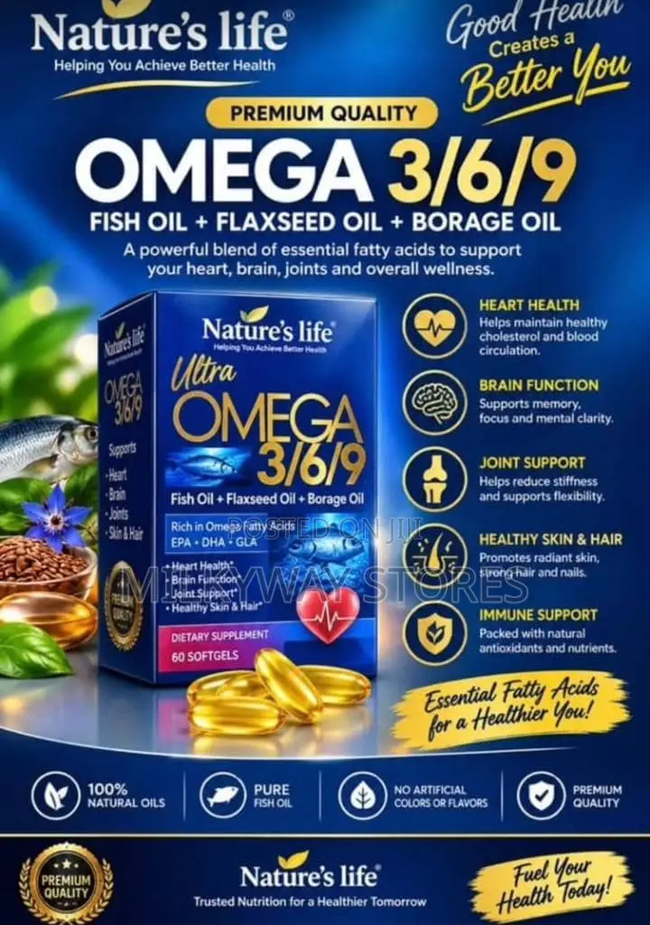 Omega Ultra Omega 3 6 9 Supplement