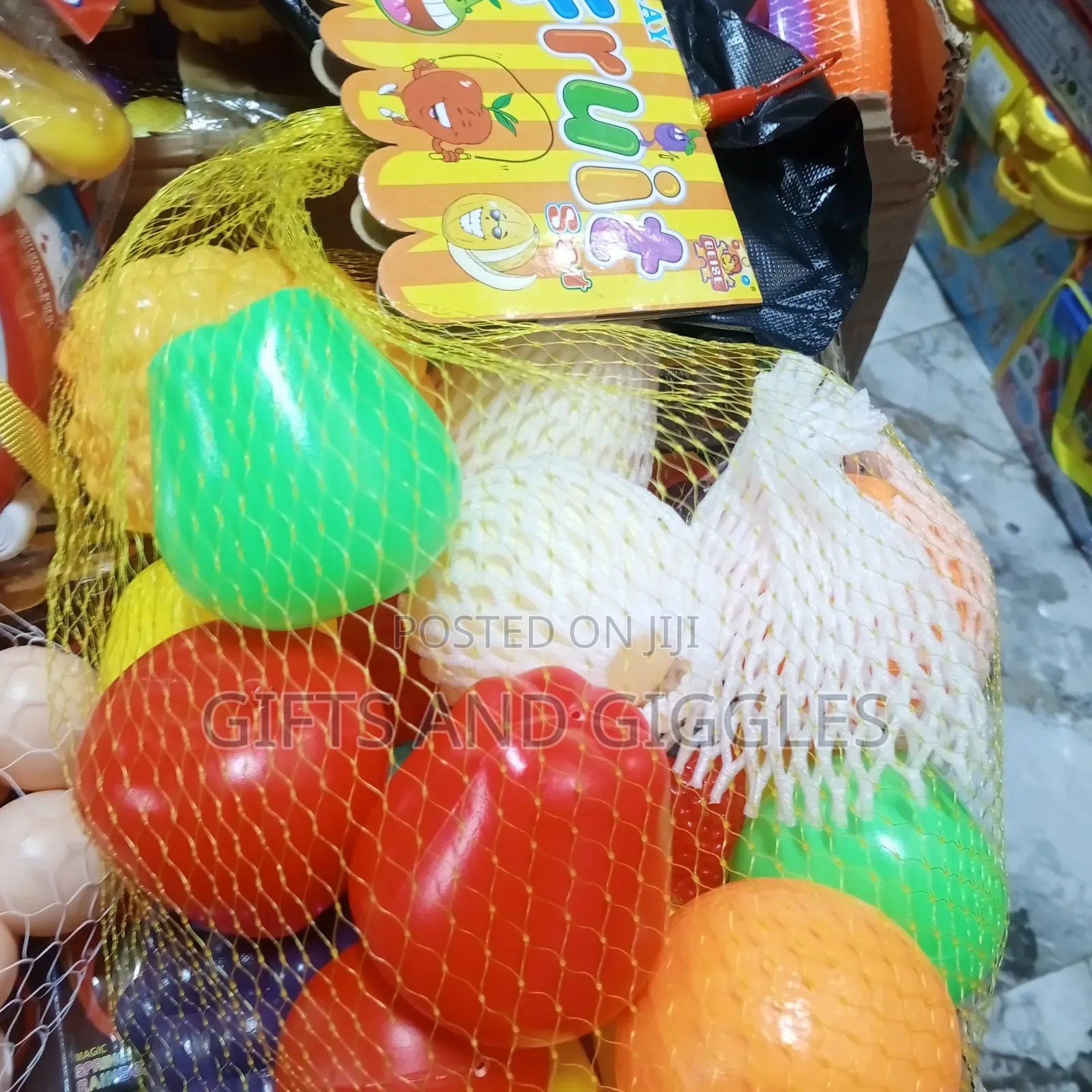 Plastic Fruits for Kids Learning