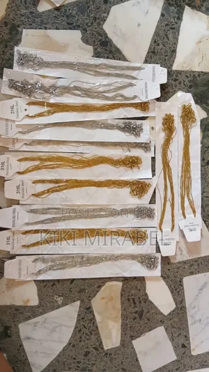 316L Stainless Steel Chain WHOLESALE -10Pcs Pack - Non Tarnish - Nnewi