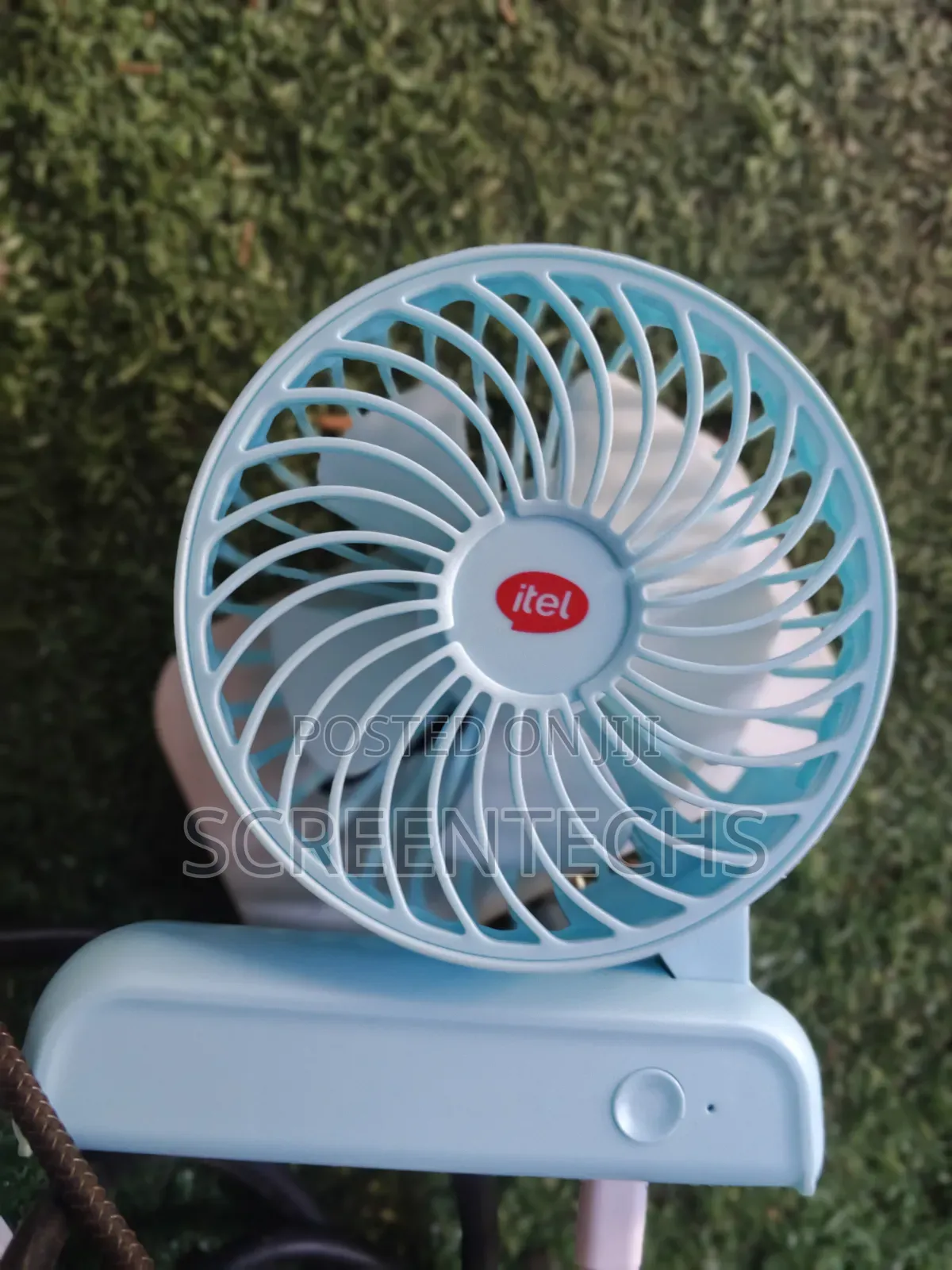 9 Hours Non-Stop Itel USB Type-C Hand Held Portable Rechargeable Fan