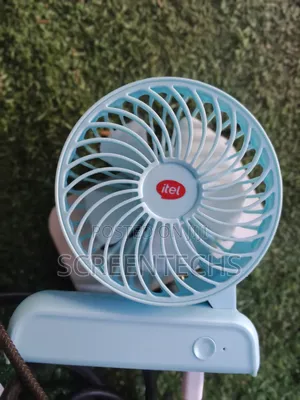 9 Hours Non-Stop Itel USB Type-C Hand Held Portable Rechargeable Fan