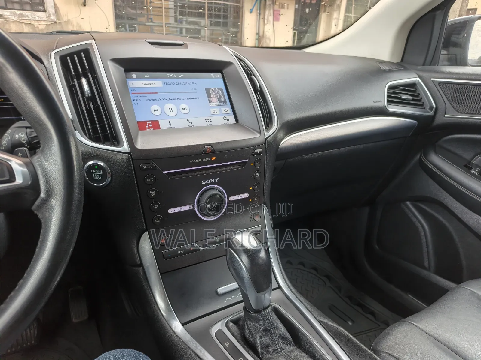 Ford Edge Titanium 4dr AWD (2.0L 4cyl 6A) 2016 Black
