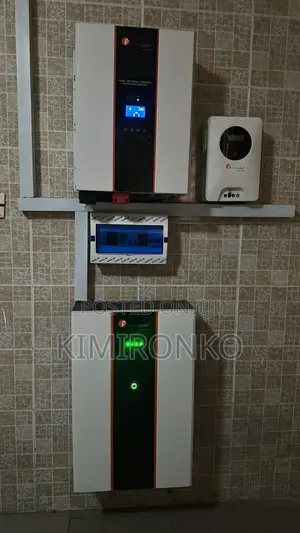 5kva/7.2kw Lithium Battery/60 Amps/Charge Controller and Accessories