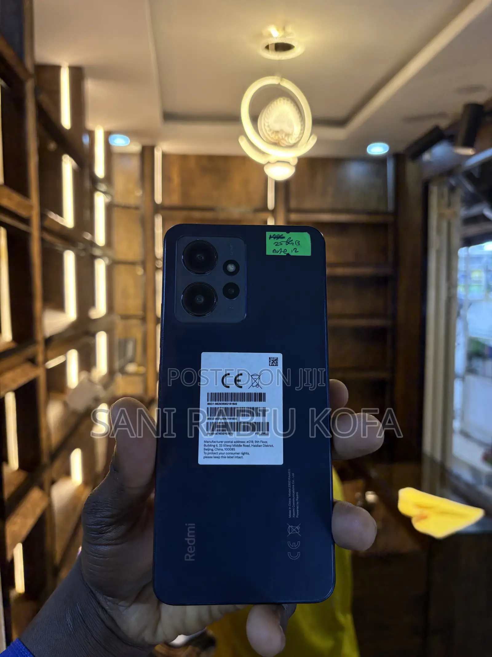 Xiaomi Redmi Note 12 256 GB Black