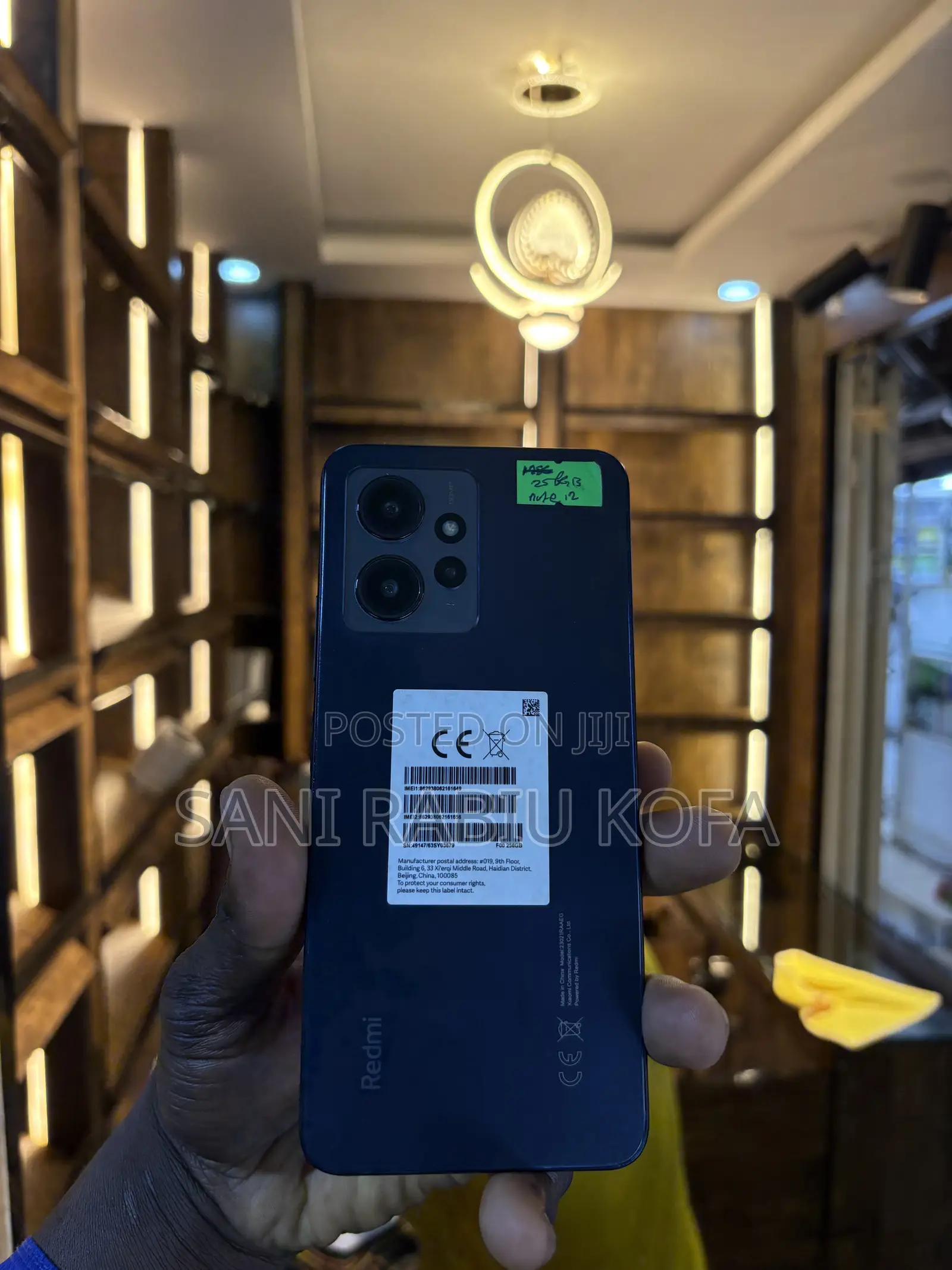 Xiaomi Redmi Note 12 256 GB Black