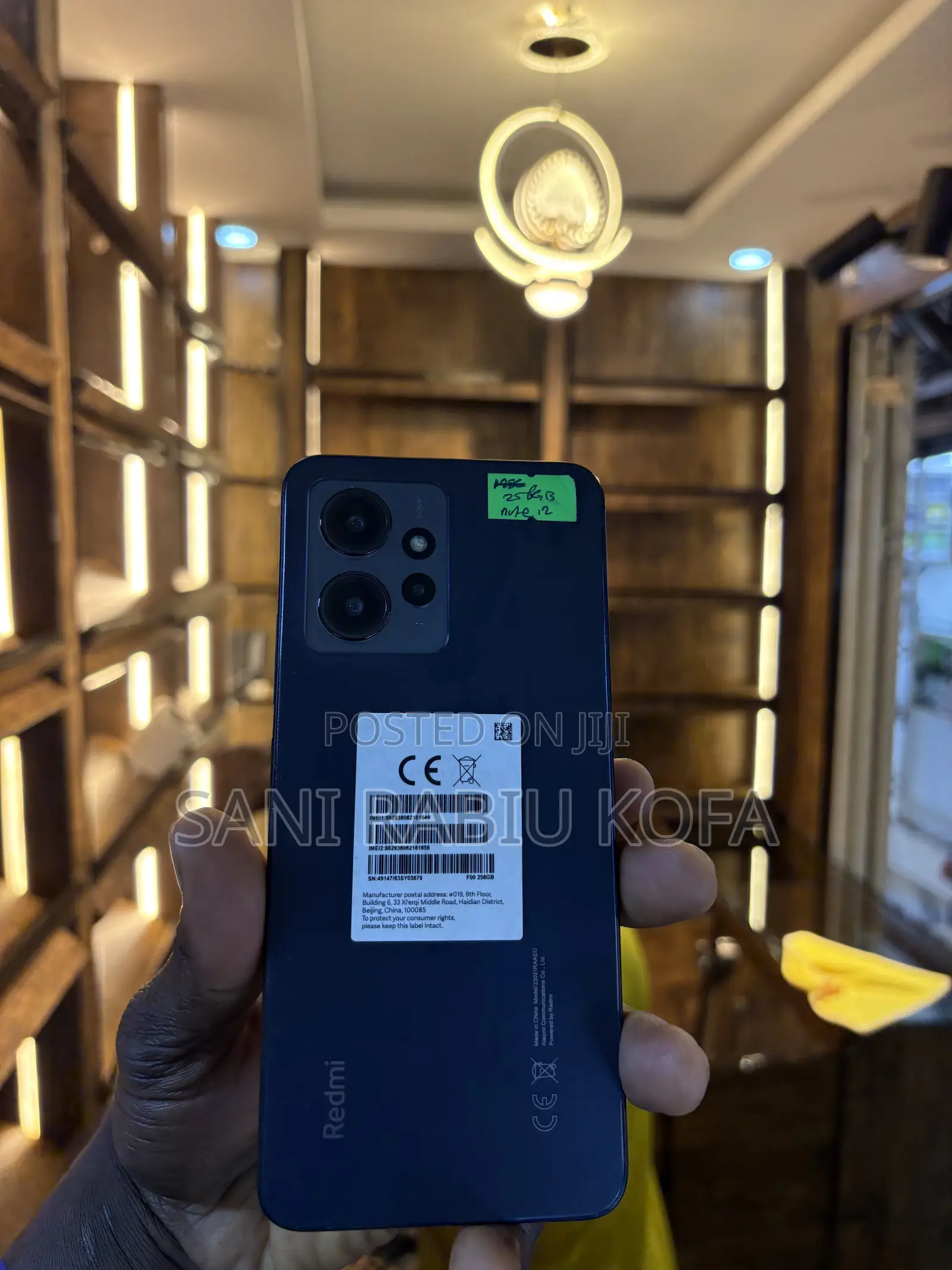 Xiaomi Redmi Note 12 256 GB Black