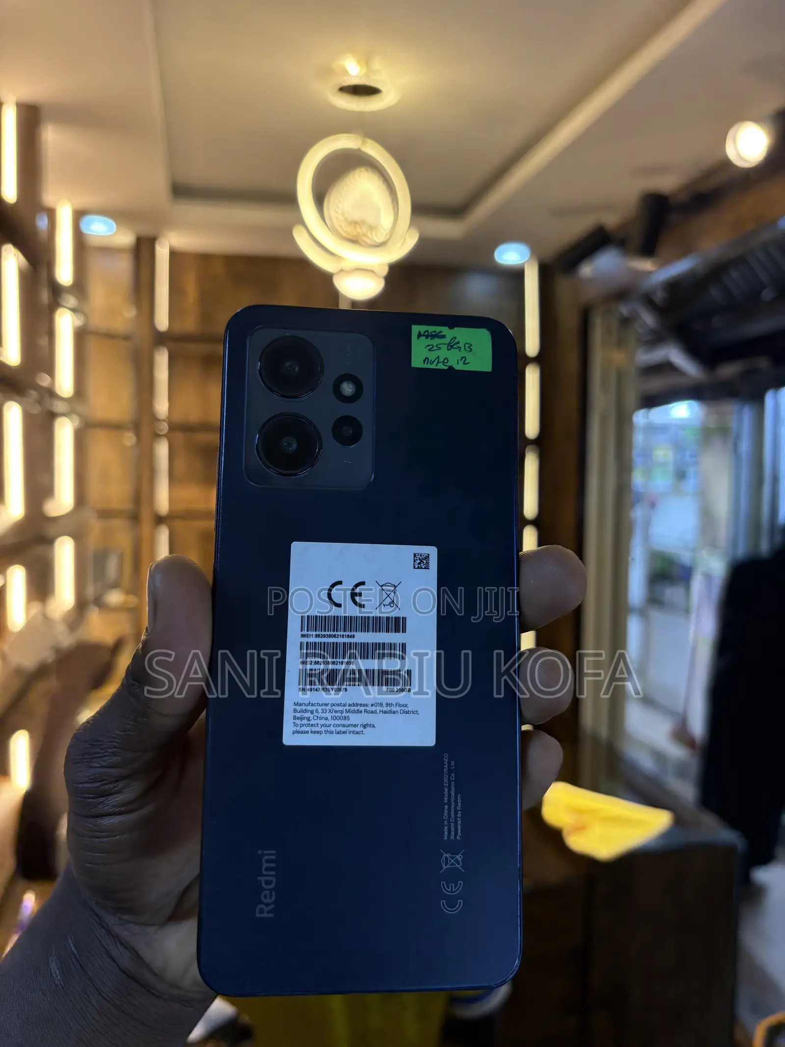 Xiaomi Redmi Note 12 256 GB Black
