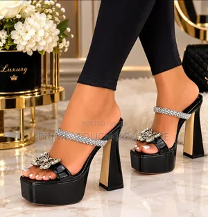 Original Designer High Heels Slippers.