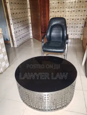 1 Center Table and 1 Office Chair
