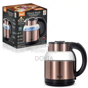 Brand New 2.0L RAF Electric Glass Kettle