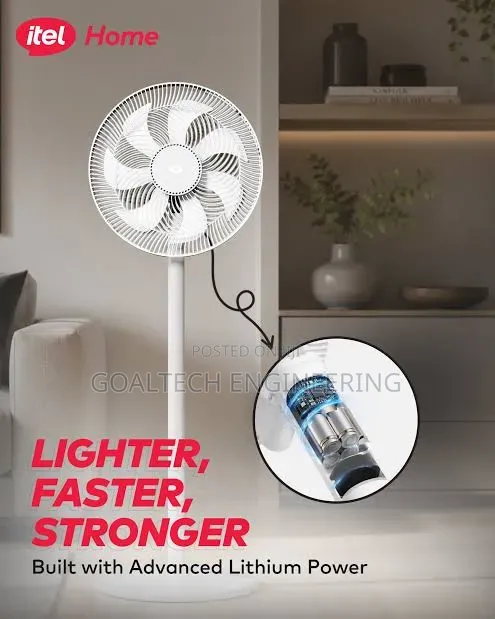 Solar Rechargeable Fan