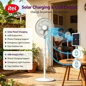Solar Rechargeable Fan