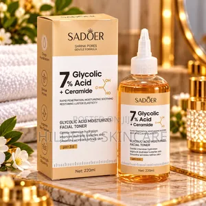 SADOER 7% Glycolic Acid + Ceramide Facial Toner – 220ml