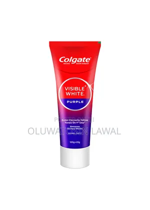 Colgate Visible White Purple Toothpaste