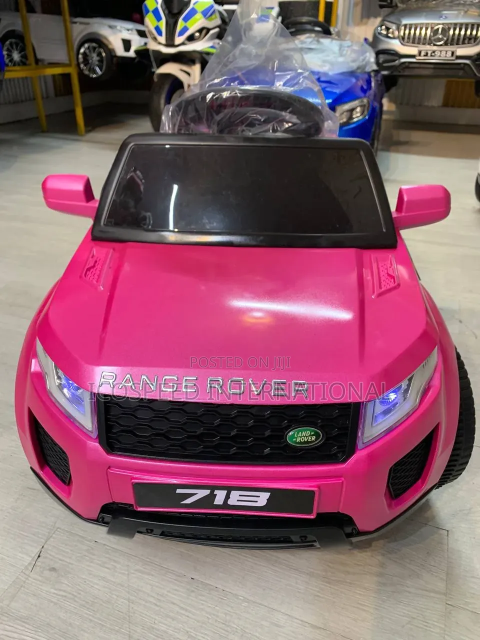 Pink Range Rover Electric Children Car With Bluetooth and Remote