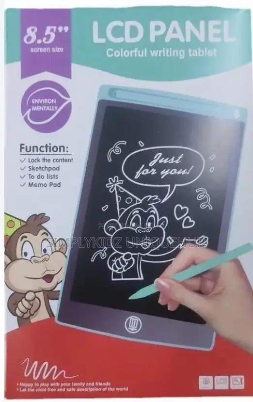 8.5 Inches LCD Learning Writing Tab. For Kids