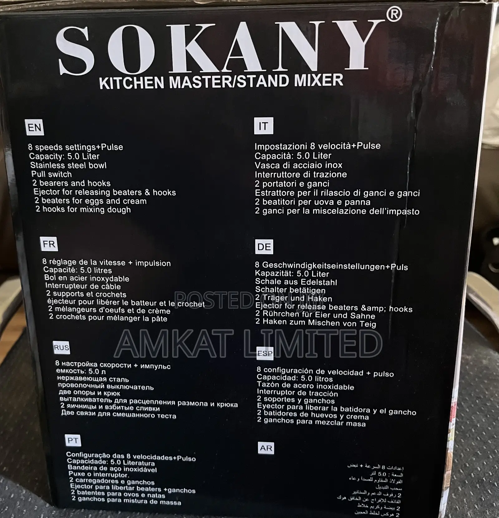Sokany Kitchen Master Stand Mixer