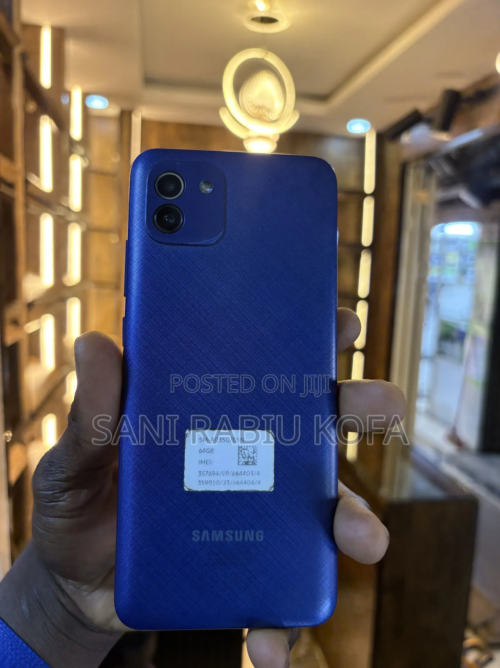 Samsung Galaxy A03 64 GB Blue