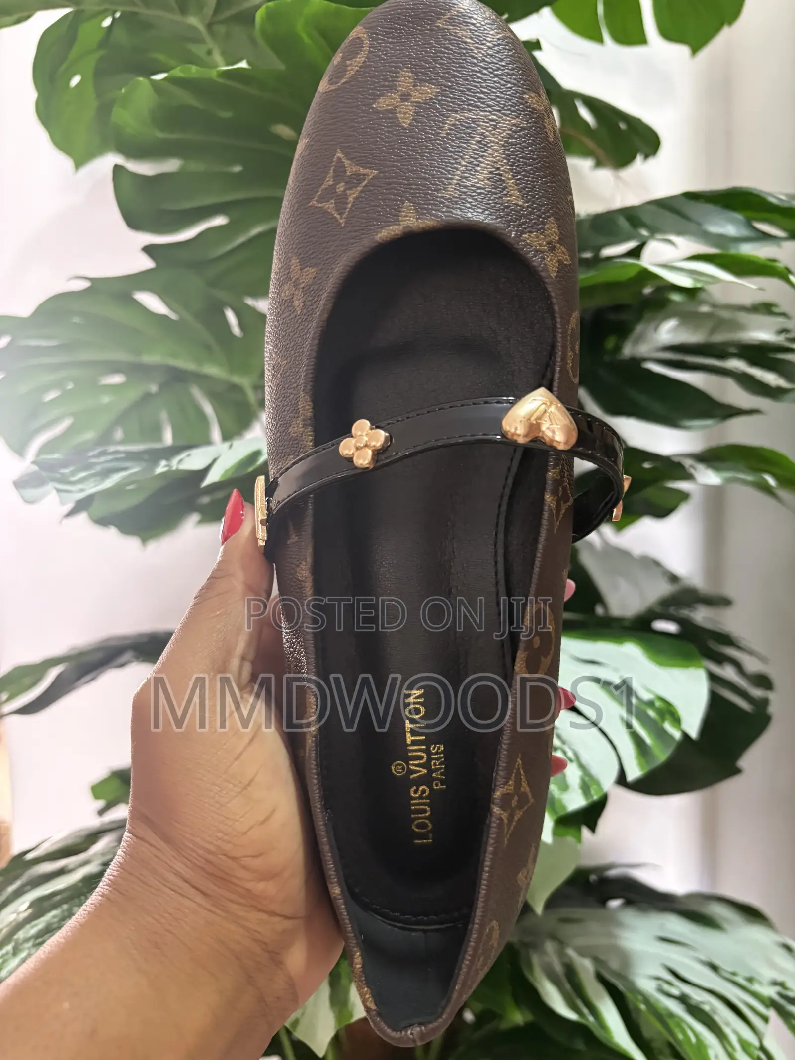 Leather LV Ballerina