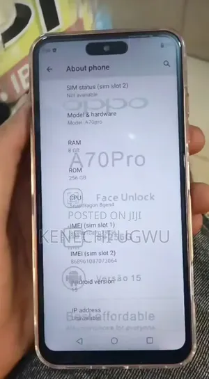 New Oppo A7 Pro Max 256 GB Orange