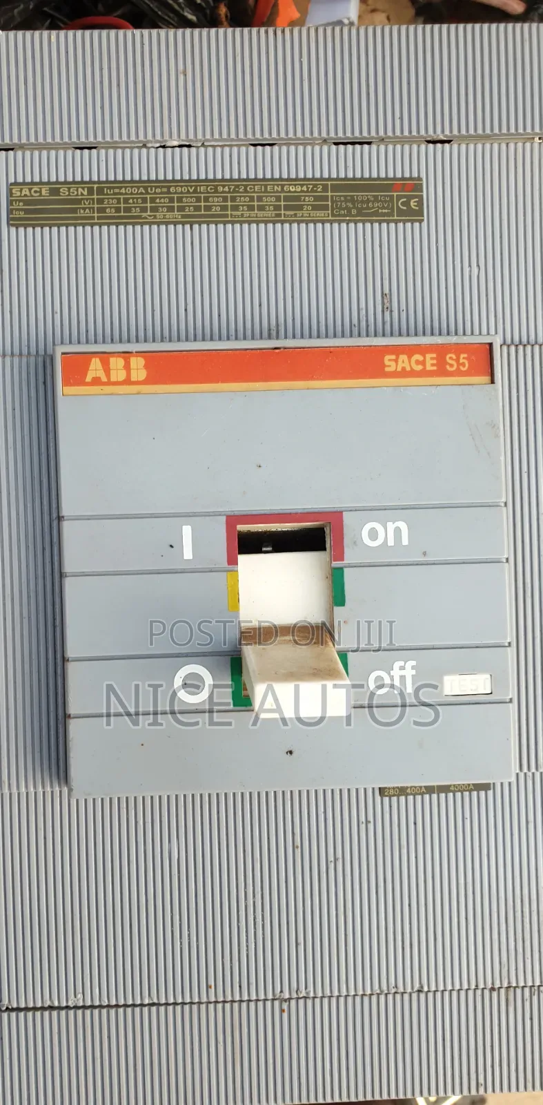 ABB Sace S5n 400amp