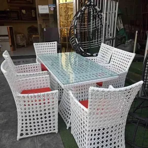 Rattan Chairs and Tables.