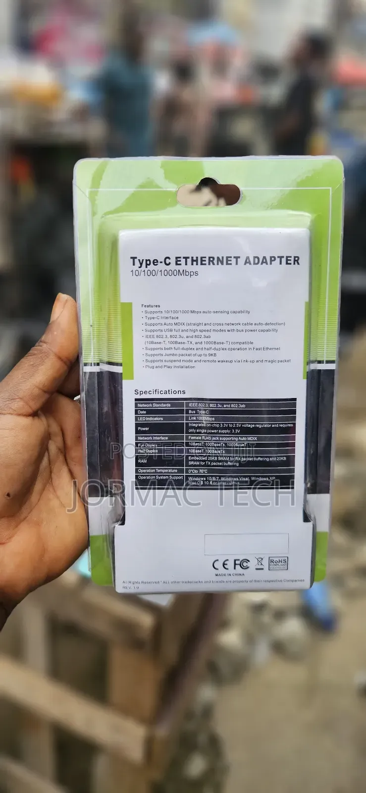 TYPE-C Ethernet Adapter
