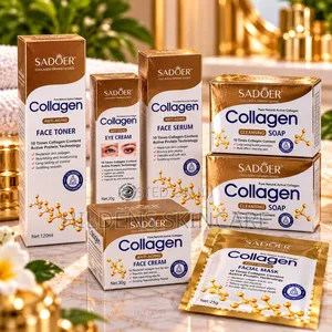 SADOER Collagen Firming Skincare Set – 6-Piece Facial Care Collection