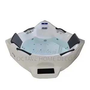 Four Handle Jaccuzzi Bathtub (White)