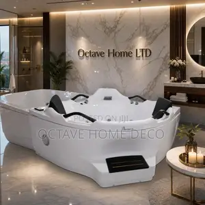 Four Handle Jaccuzzi Bathtub (White)