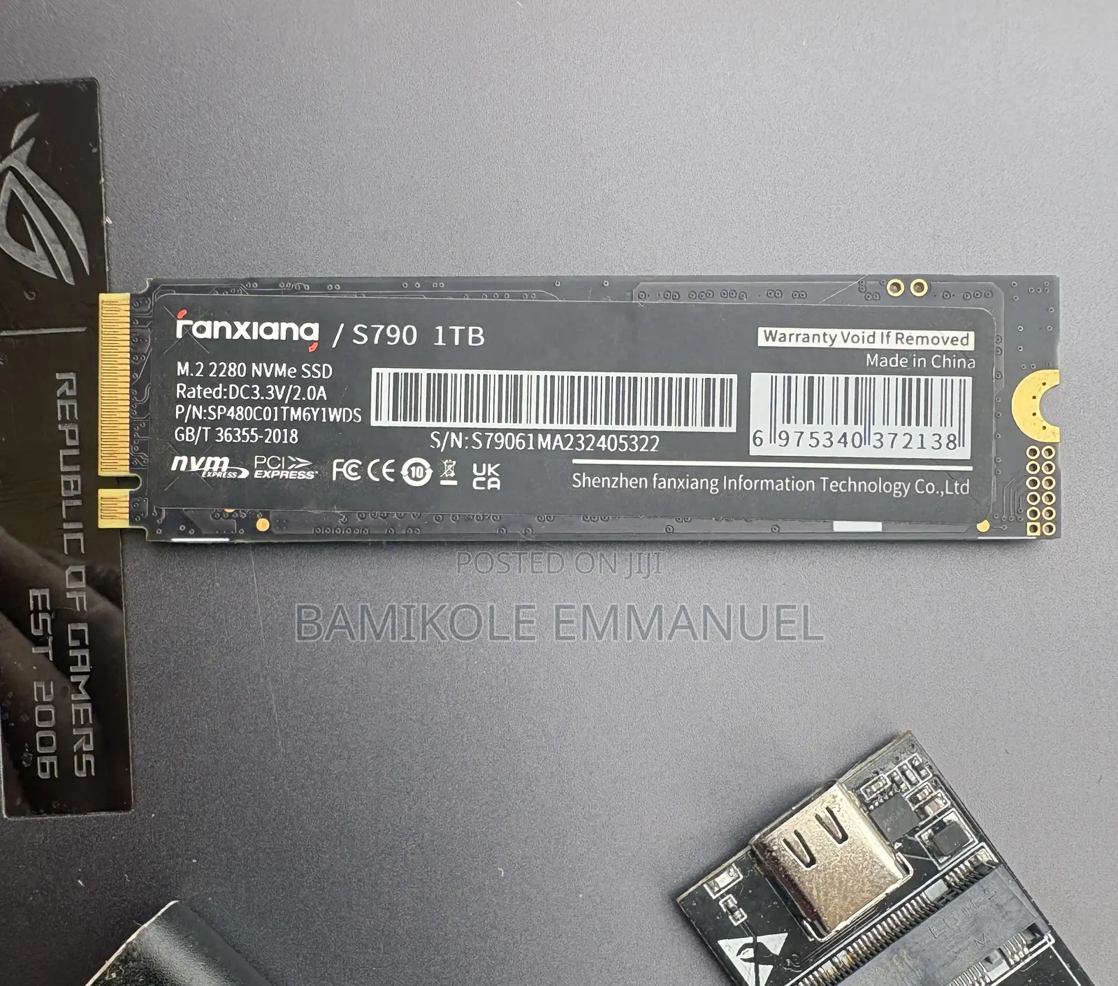 Fanxiang S790 1TB Nvme SSD