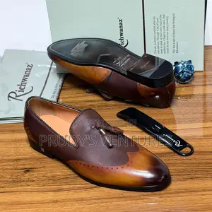 Richwanaz Men’s Original Quality Leather Shoe for the Seniors
