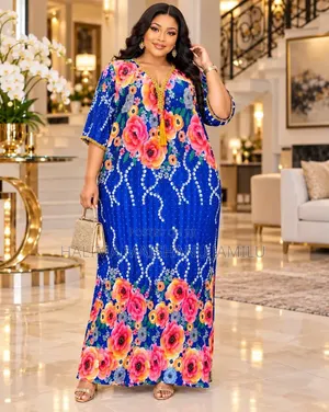 New In! Floral Luxury Boubou Kaftan
