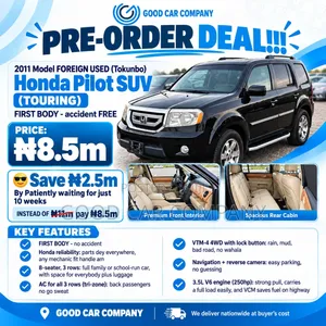Honda Pilot Touring w/RES/Navi 4WD (3.5L 6cyl 5A) 2011 Black