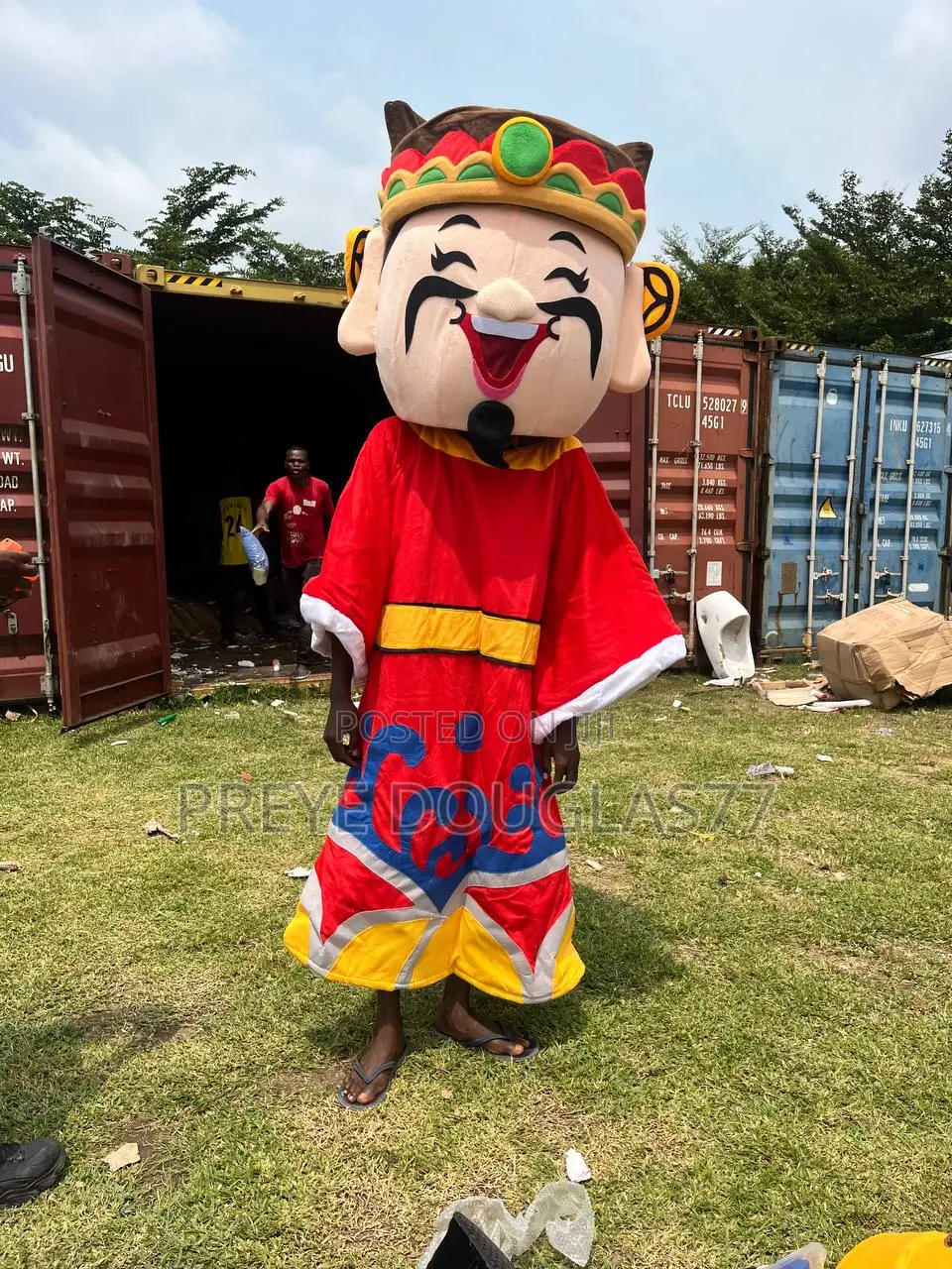 Brand New Mascot Costume (Chinese Emperor / Caishen)