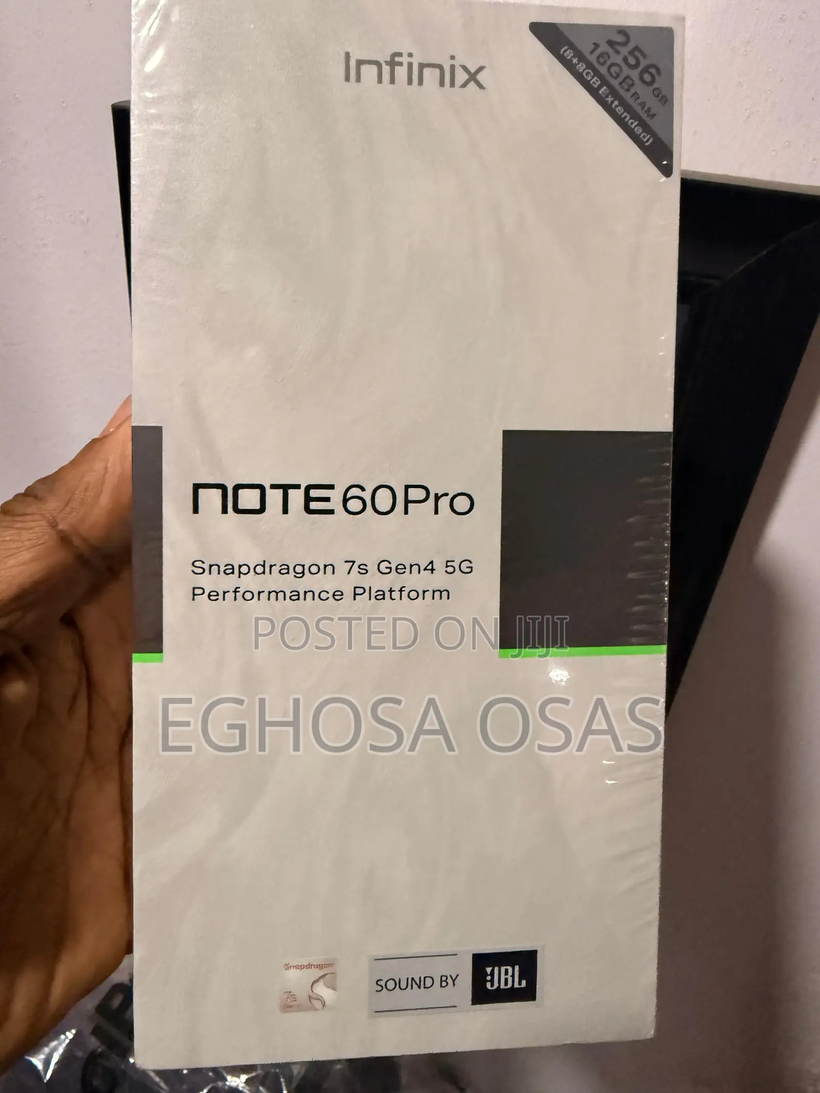 New Infinix Note 60 Pro 256 GB Graphite