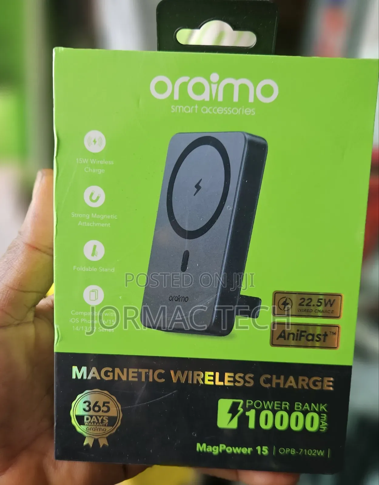 Oraimo Magnetic Wireless Charger 10000mah