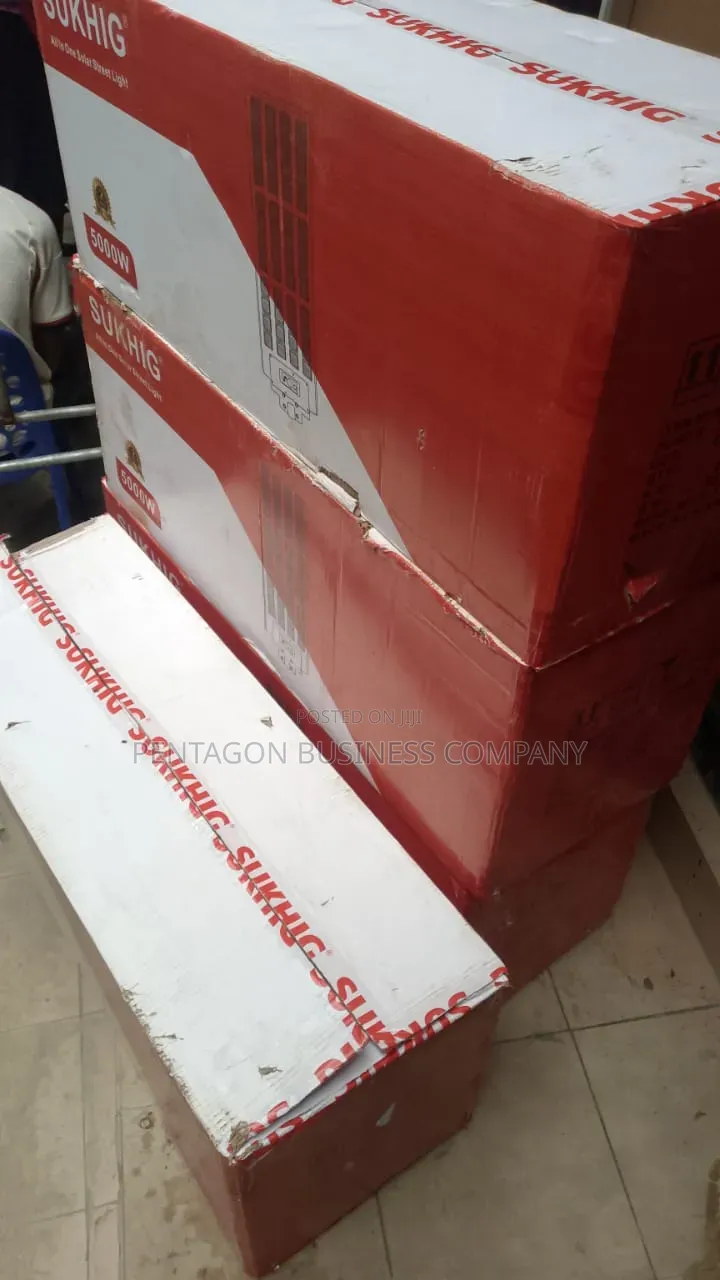 5000watts Sukhig Solar Street Lights.