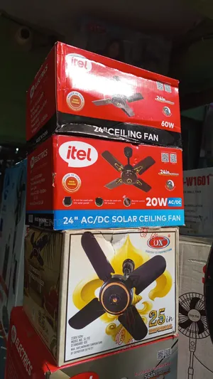 24" Itel Ceiling Fans AC/DC Short Blades.