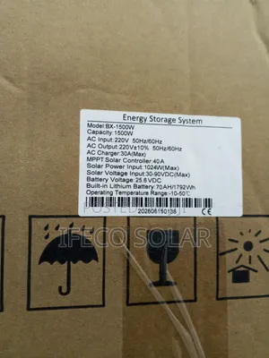 Energy Storage System 1500w Without Panels