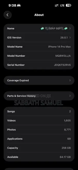 Apple iPhone 14 Pro Max 256 GB Blue