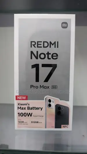 New Xiaomi Redmi Note 17 Pro Max 512 GB Black