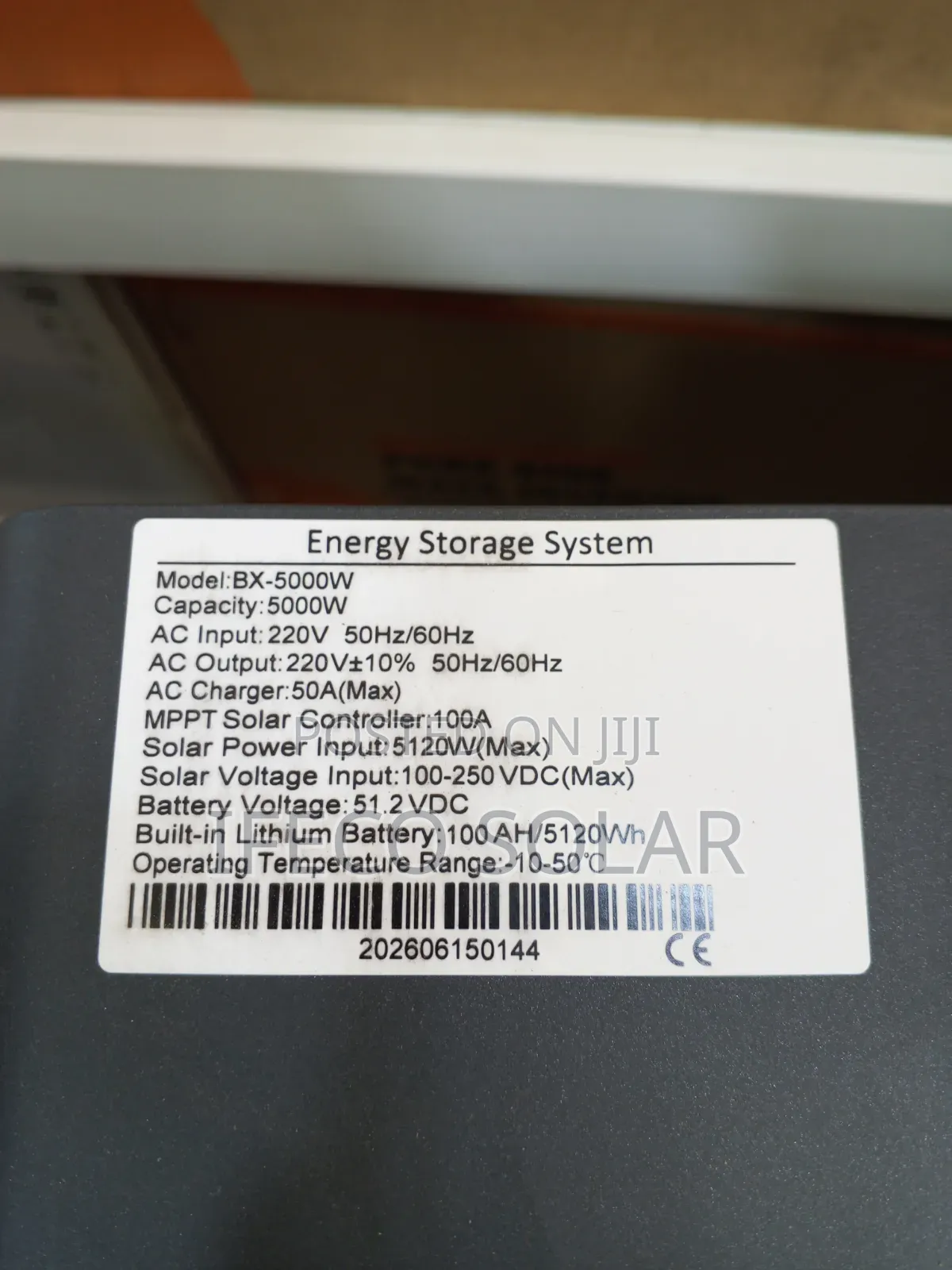 5000w Portable Power Generator Without Panels